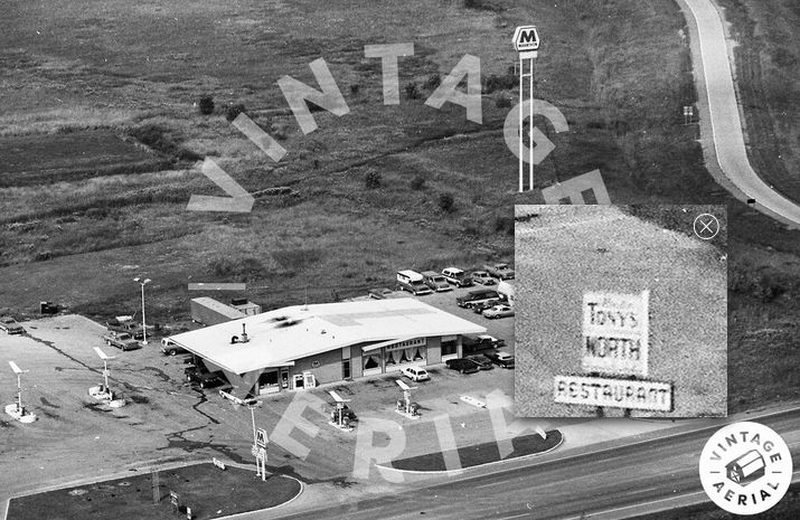 Tonys North Restaurant (Standish Truck Stop) - 1982 Aerial (newer photo)